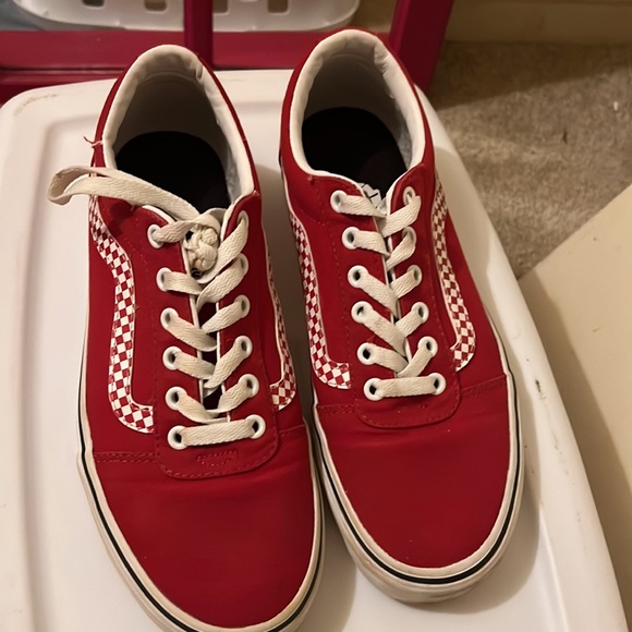 red checker stripe vans - Picture 2 of 6